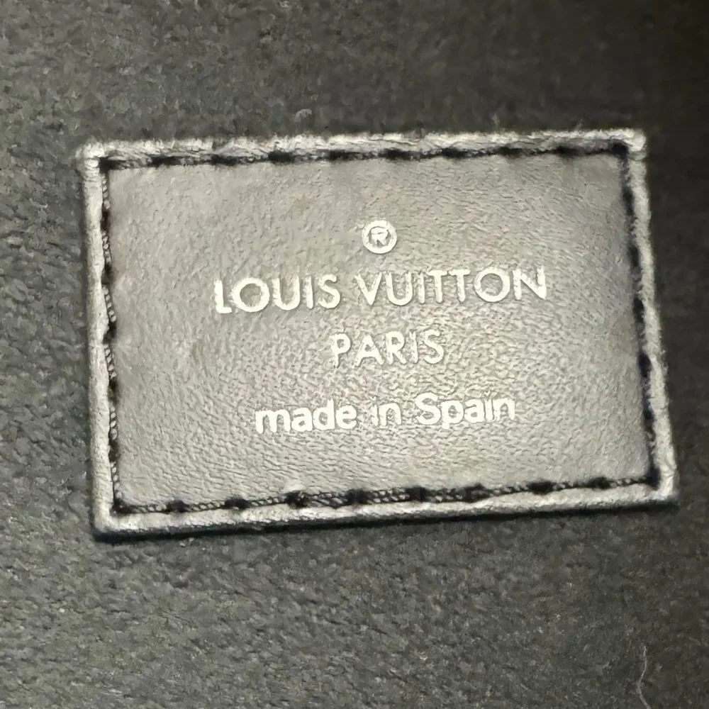 Louis Vuitton Blue Denim Epi Leather M51053 LV Neverfull MM Tote Bag Zip Pouch